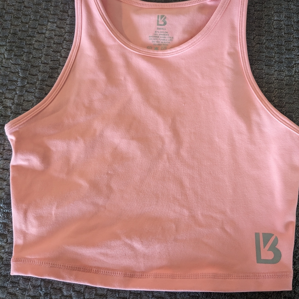 Buffbunny Aurora Crop Top in Blush Pink